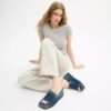 Sandalias de plataforma Marie en denim desgastado