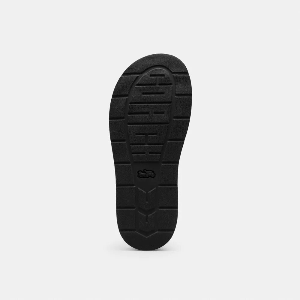 Sandalias de suela de tacos y jacquard exclusivo