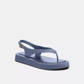 Sandalias de tiras con plataforma y «C» esculpida
