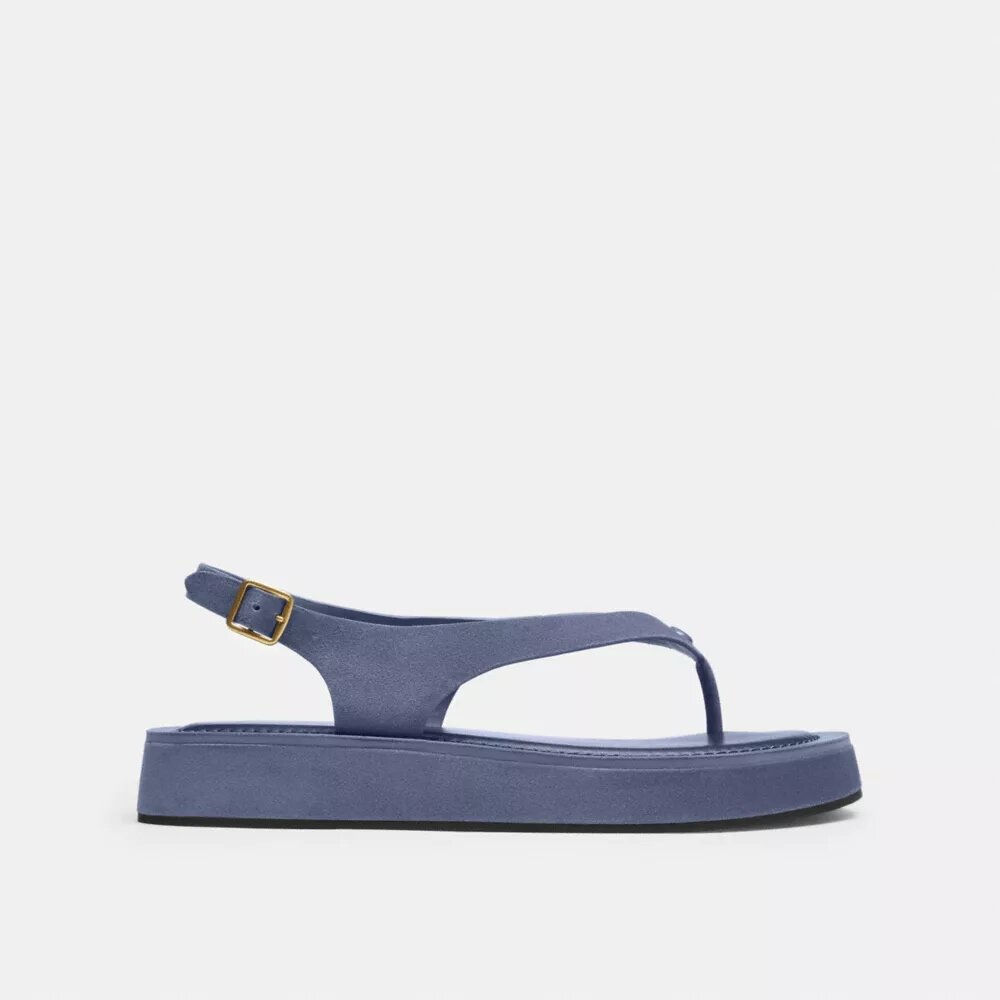 Sandalias de tiras con plataforma y «C» esculpida