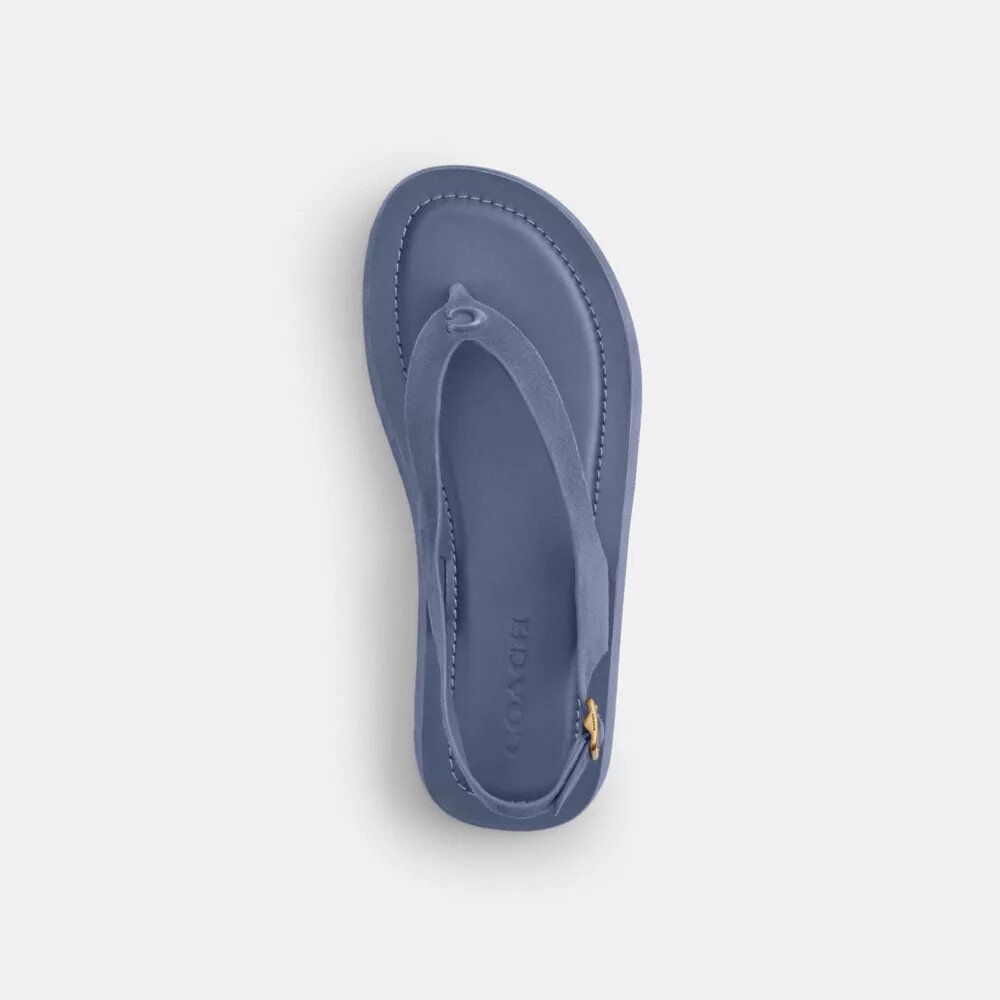 Sandalias de tiras con plataforma y «C» esculpida