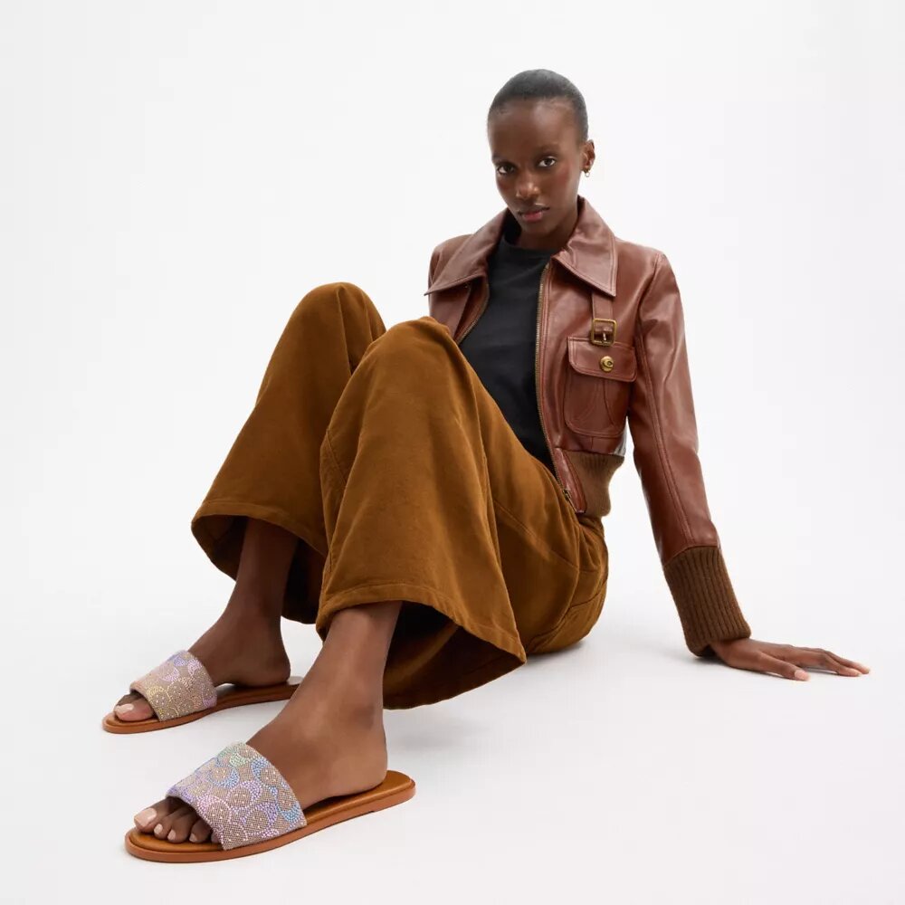 Sandalias Holly en jacquard «Crystal» exclusivo