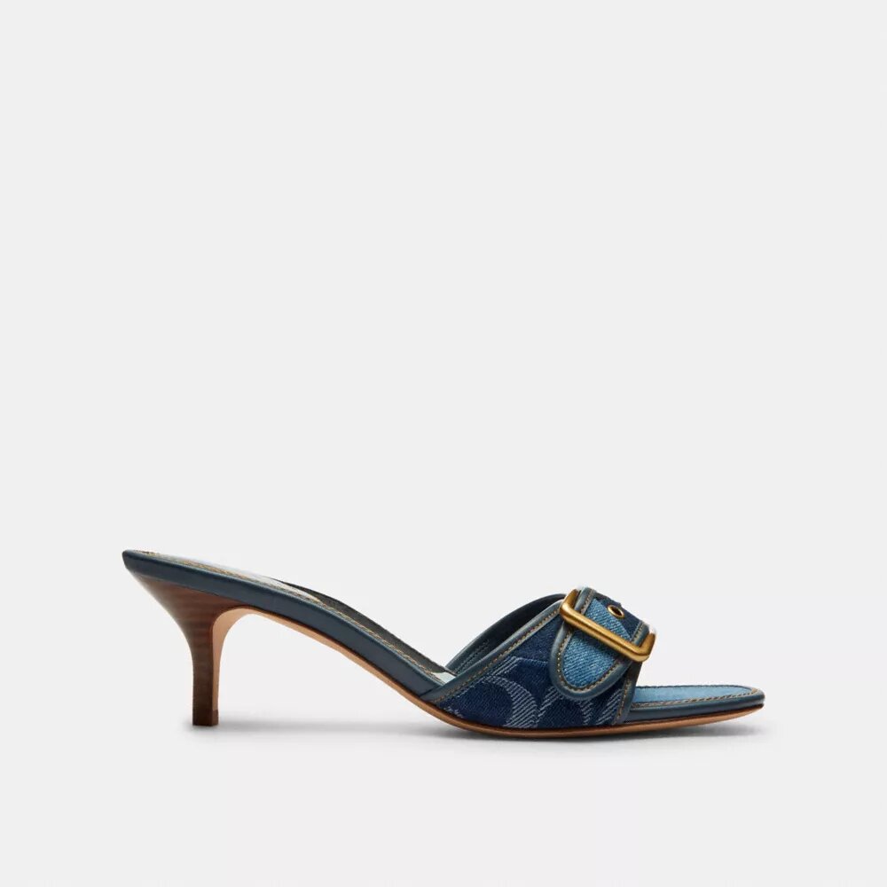 Sandalias Margot con nuestro característico patchwork de denim