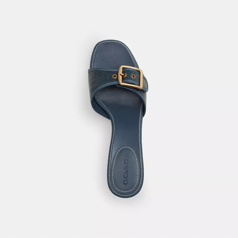 Sandalias Margot en denim desgastado