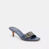 Sandalias Margot en denim exclusivo con cristales