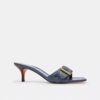 Sandalias Margot en denim exclusivo con cristales