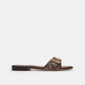 Sandalias planas Margot en jacquard exclusivo