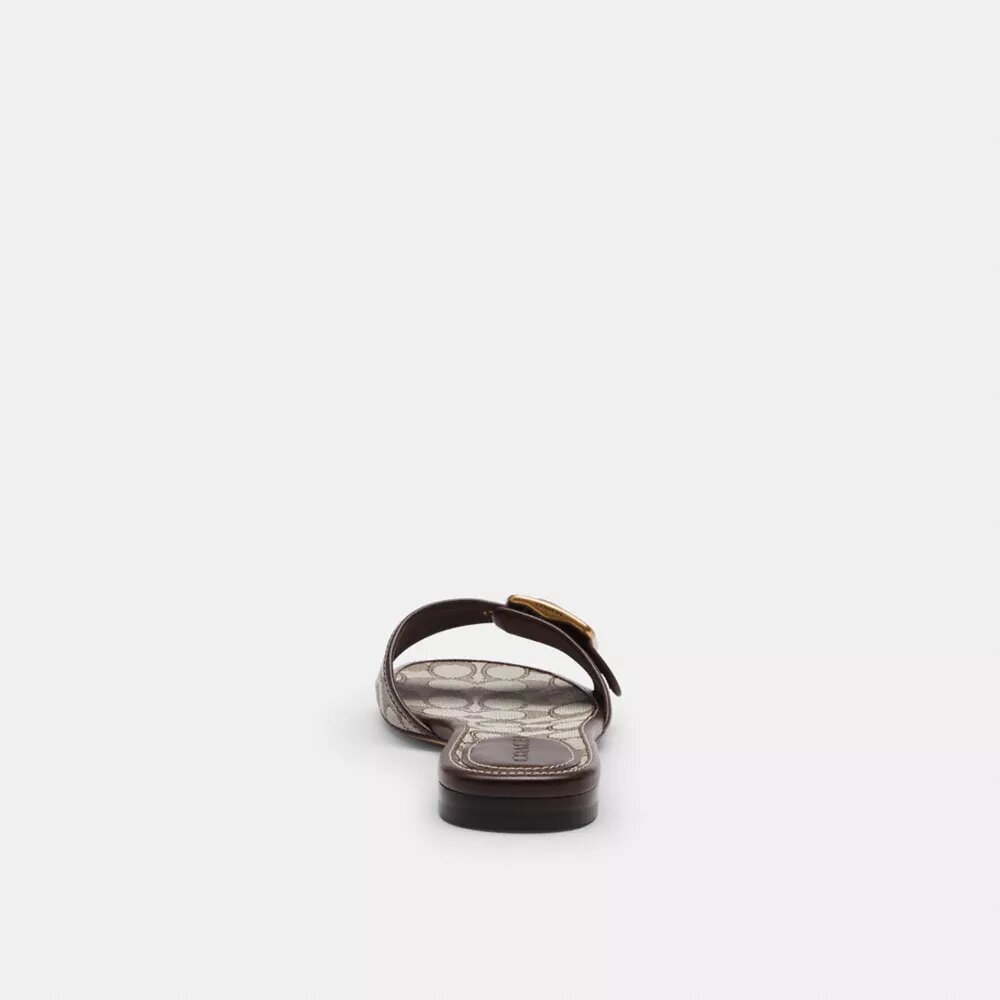 Sandalias planas Margot en jacquard exclusivo