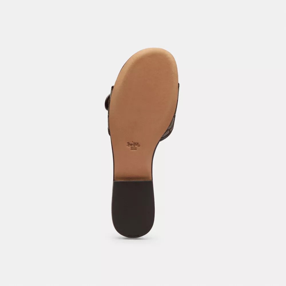 Sandalias planas Margot en jacquard exclusivo