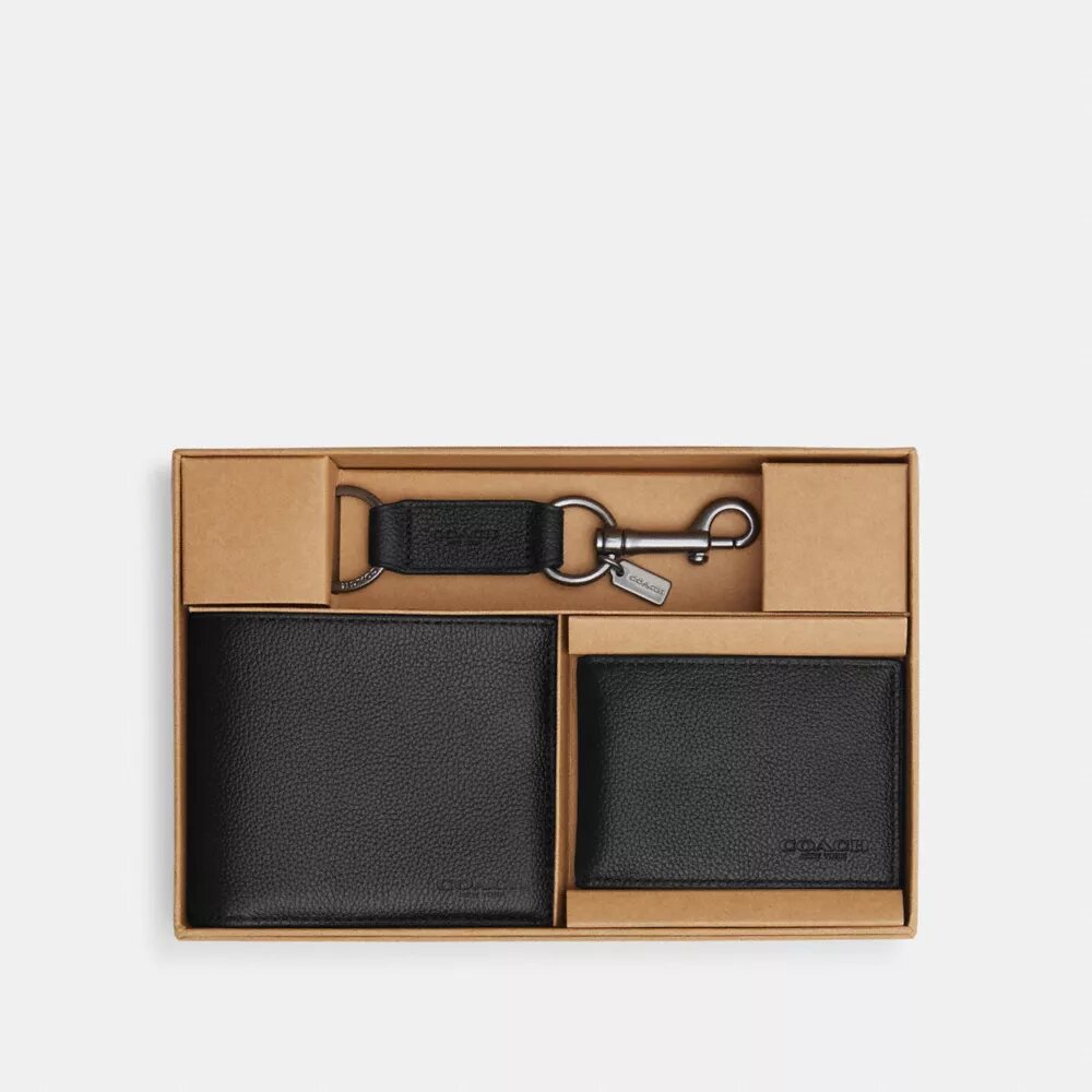 Set de regalo de cartera 3 en 1 en caja