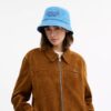 Sombrero de pescador de denim con el logotipo «Coach Script» bordado