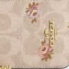 Tarjetero con cremallera de Signature Canvas con estampado floral