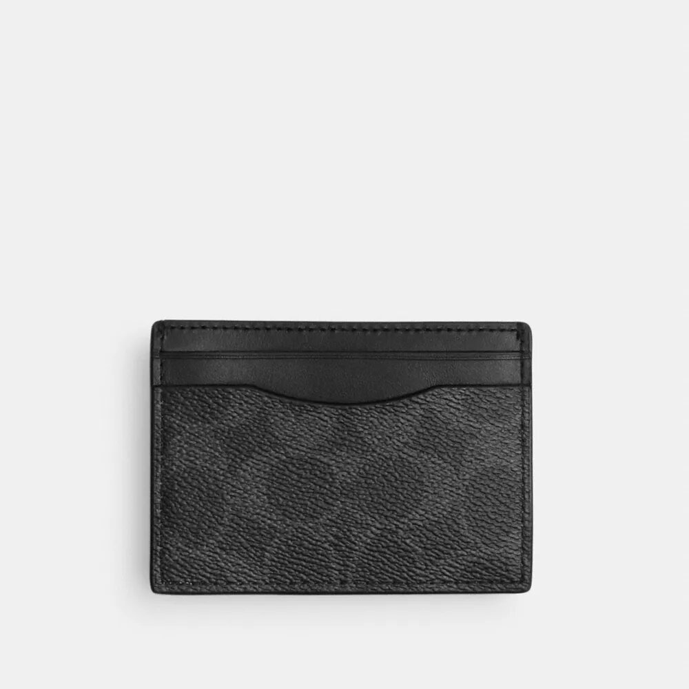 Tarjetero con pinza para billetes en Signature Canvas