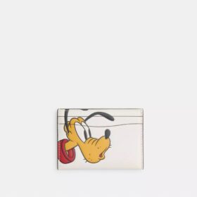Tarjetero Essential de Disney X Coach con Pluto