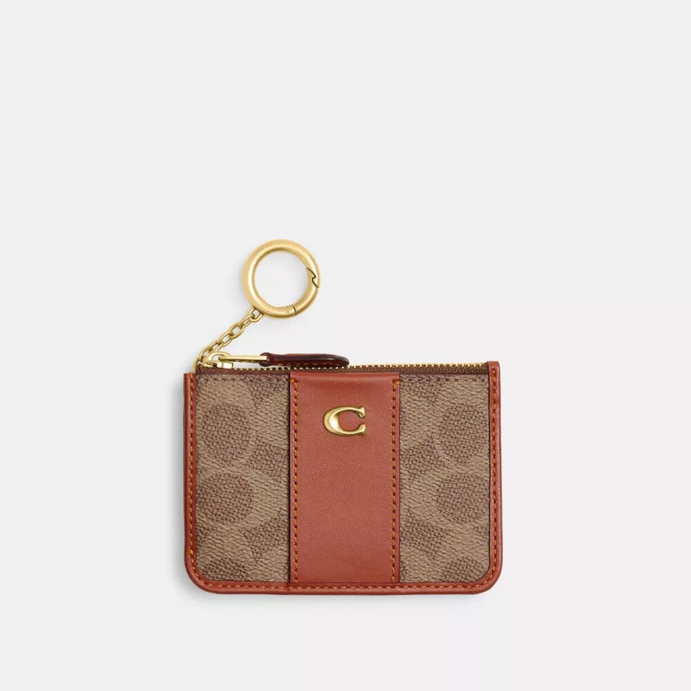 Tarjetero Essential Mini en Signature Canvas