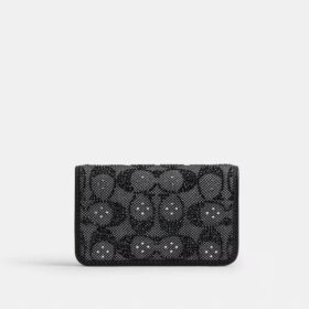 Tarjetero Essential Slim en jacquard Crystal Signature