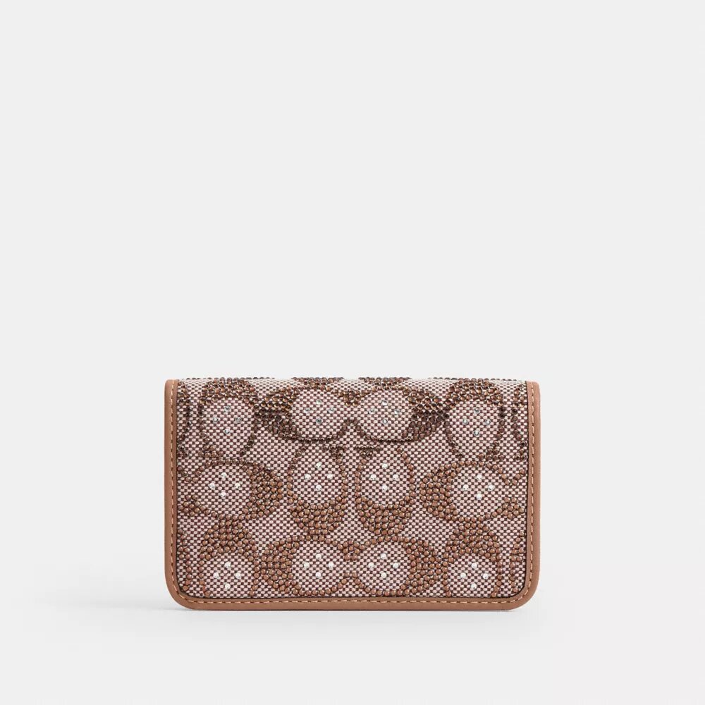 Tarjetero Essential Slim en jacquard Crystal Signature