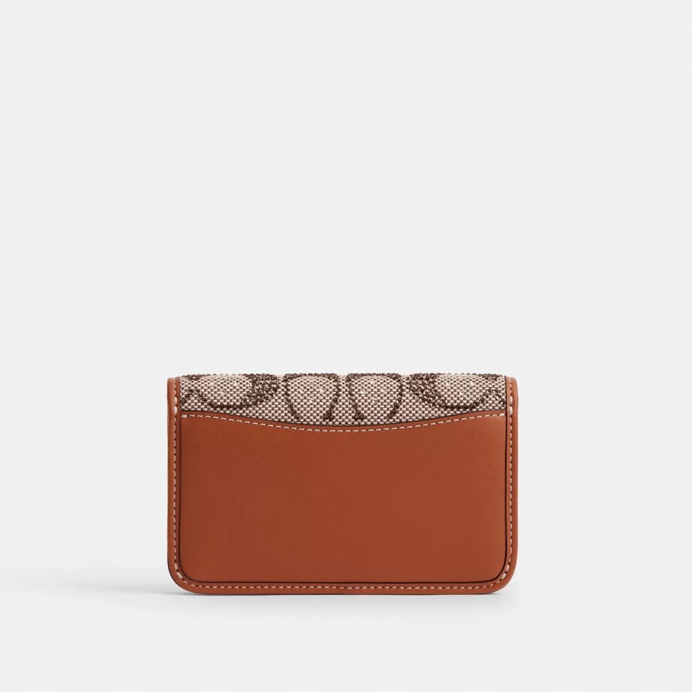 Tarjetero Essential Slim en jacquard Crystal Signature
