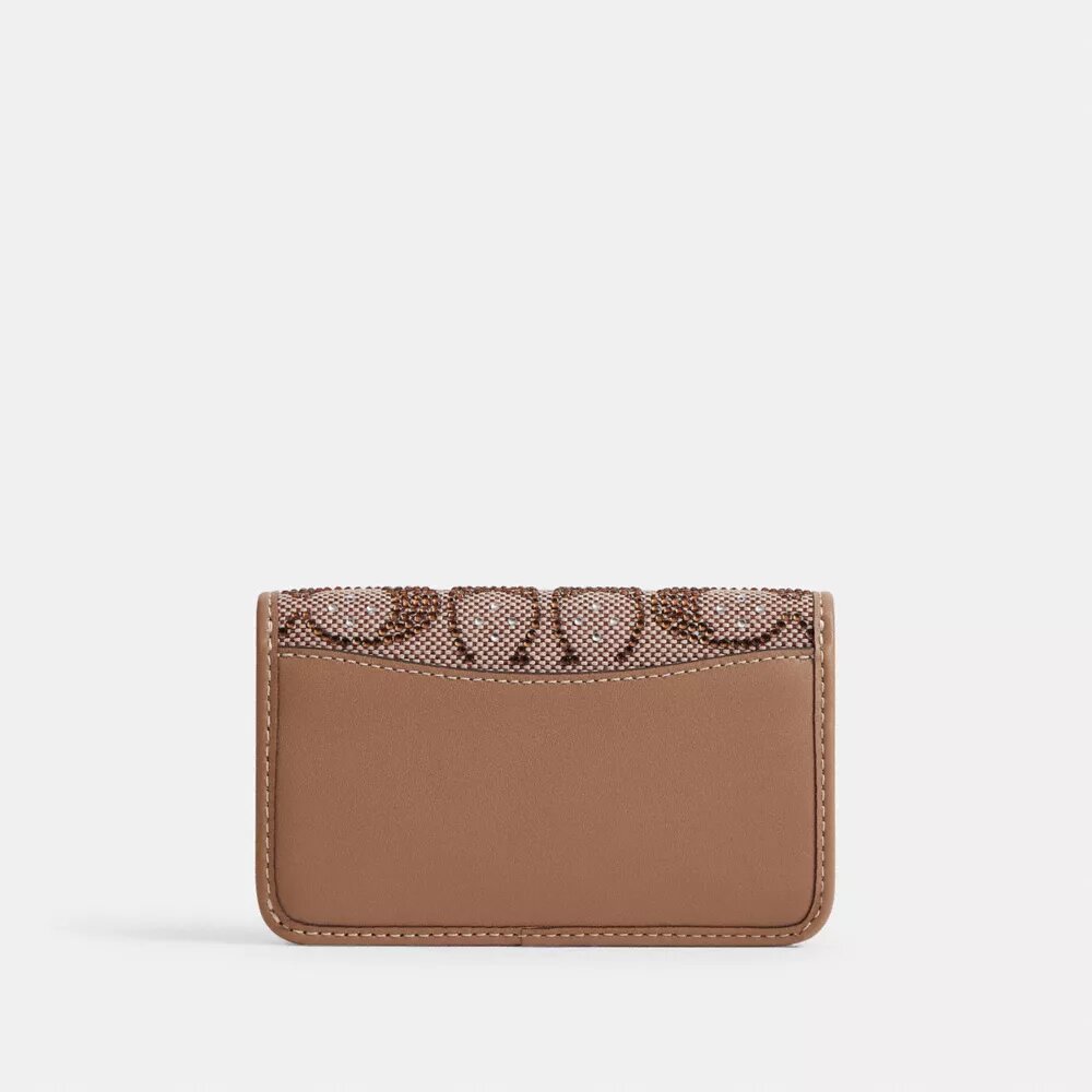 Tarjetero Essential Slim en jacquard Crystal Signature