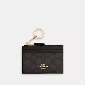 Tarjetero Mini Skinny en Signature Canvas