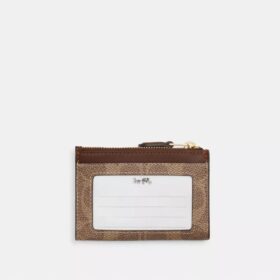 Tarjetero Mini Skinny en Signature Canvas