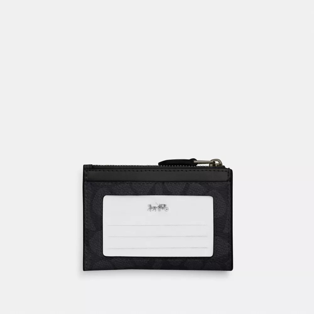 Tarjetero Mini Skinny en Signature Canvas