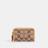 Tarjetero pequeño «Essential» con cremallera envolvente en jacquard exclusivo