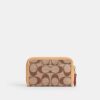 Tarjetero pequeño «Essential» con cremallera envolvente en jacquard exclusivo