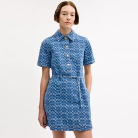 Vestido de denim exclusivo de algodón orgánico
