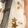 Vestido de organza con estrellas