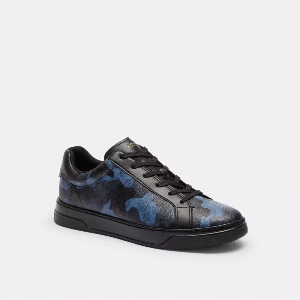 Zapatillas altas de Signature Canvas con estampado de camuflaje