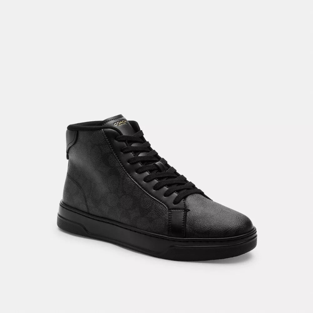 Zapatillas altas High Line en Signature Canvas