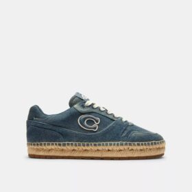 Zapatillas Soho tipo alpargata en denim desgastado