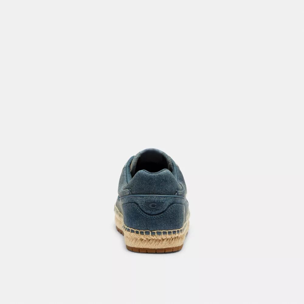 Zapatillas Soho tipo alpargata en denim desgastado
