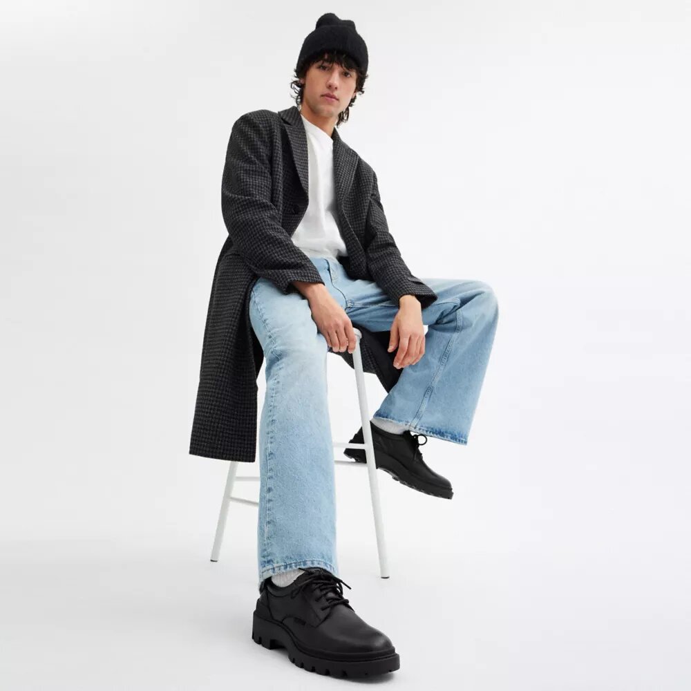 Zapatos Derby Cameron en piel exclusiva