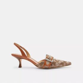 Zapatos destalonados Margot en jacquard cristalino exclusivo