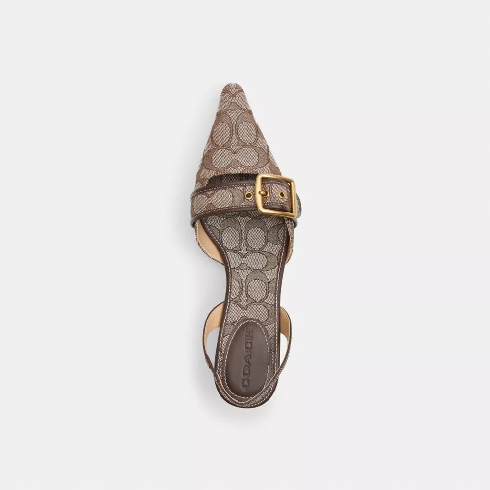 Zapatos destalonados Margot en jacquard exclusivo