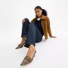 Zapatos destalonados Margot en jacquard exclusivo