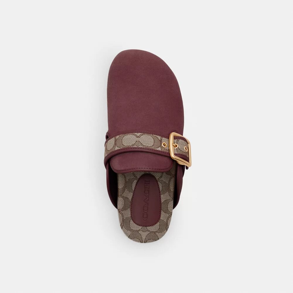 Zuecos con hebilla de estilo clásico