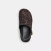 Zuecos de plataforma en forma de «C» y estampado de leopardo